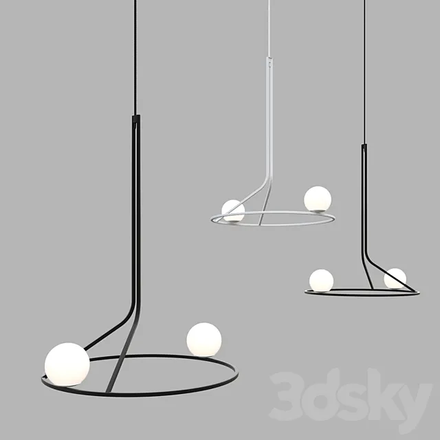 "Na Linii" pendant lighting by SVITANOK 3D Model