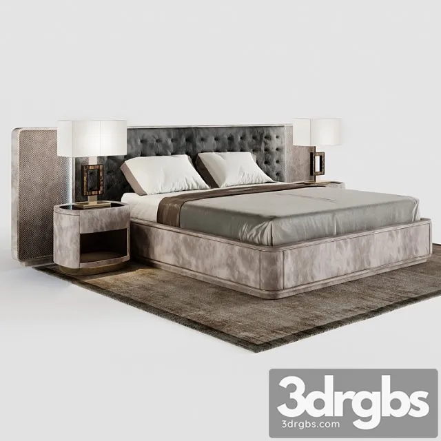 Nabor Krovat Visionnaire Ripley Tumba Skiba Lampa Turfing 3D Model Free