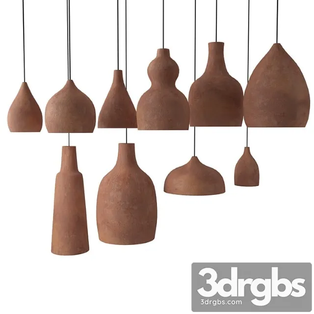 Nabor Lamp Iz Ghliny 3D Model Free