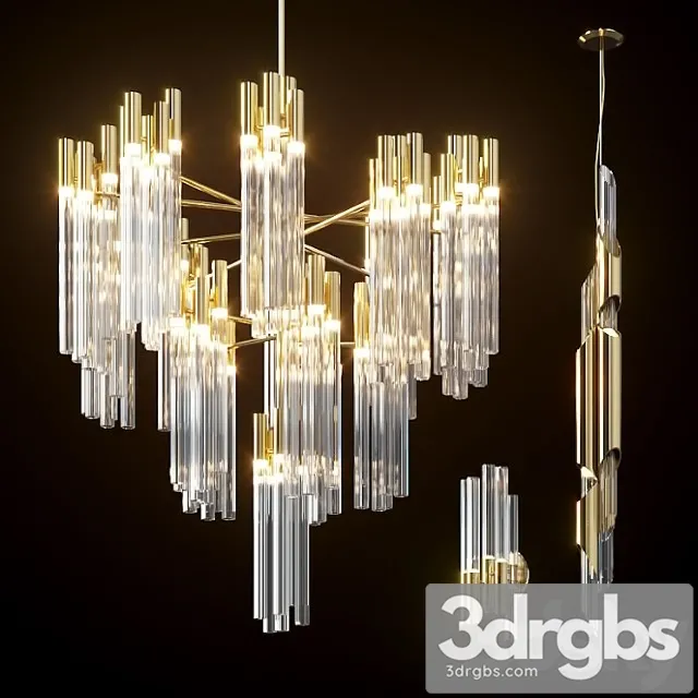 Nabor Svietil Nikov Fabriki Luxxu 1 3D Model Free