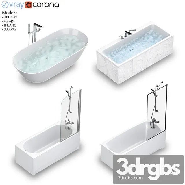 Nabor Vann Villeroy Boch Set 55 Oberon Subway My Art Theano 3D Model Free