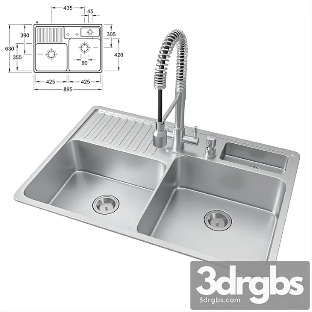 Nabu and lux mixer 3D Model Free