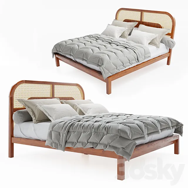 Nadi cane bed 3D Model