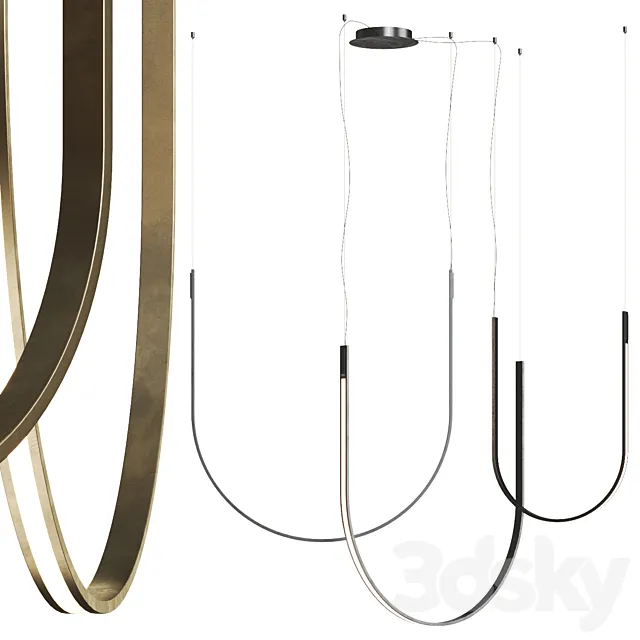 Nahun Ribbon by Cattelan Italia 3D Model