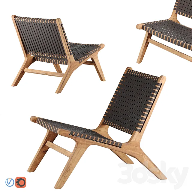 NAIROBI Garden Armchair No1 3DModel