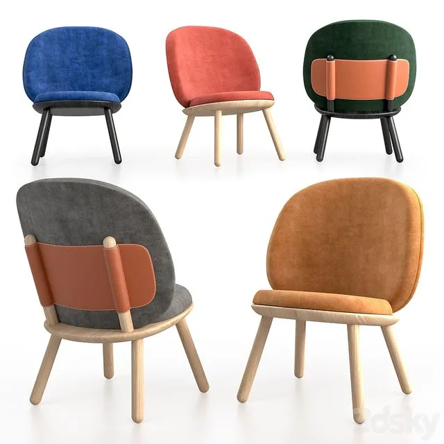 Naive Low Chair by Emko 3D Model