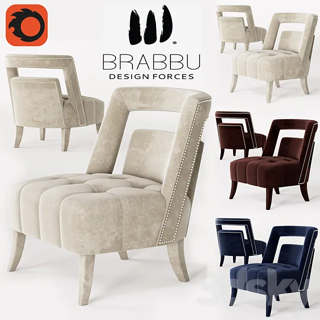 NAJ ARMCHAIR 3D Model