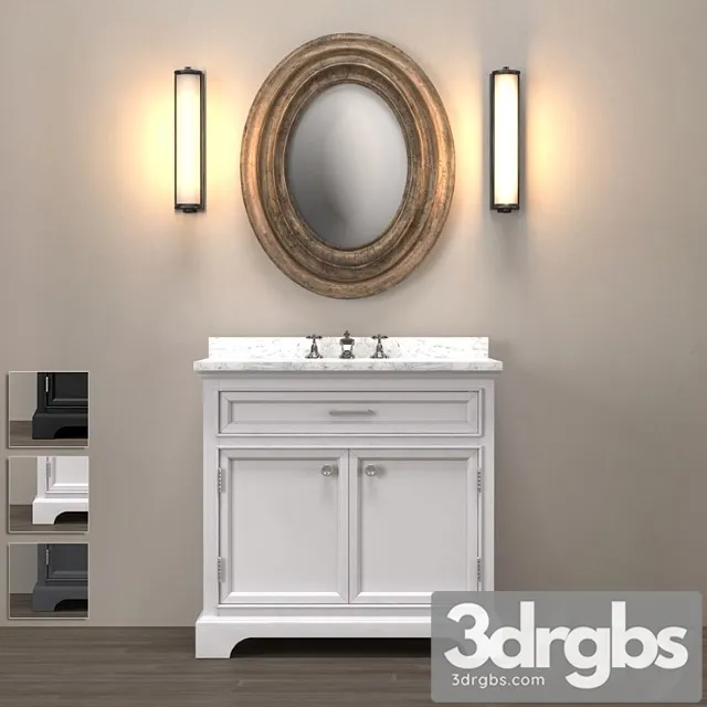 Name 23800855 Washbasin Kent With Colors 3D Model Free