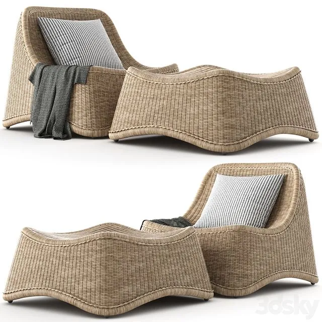 Nanna Ditzel Design Lounge 3D Model