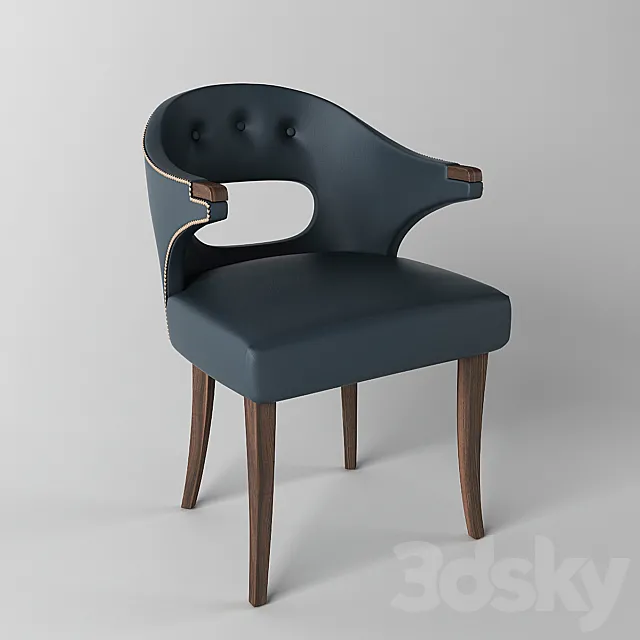 Nanook Brabbu short chair 3D Model