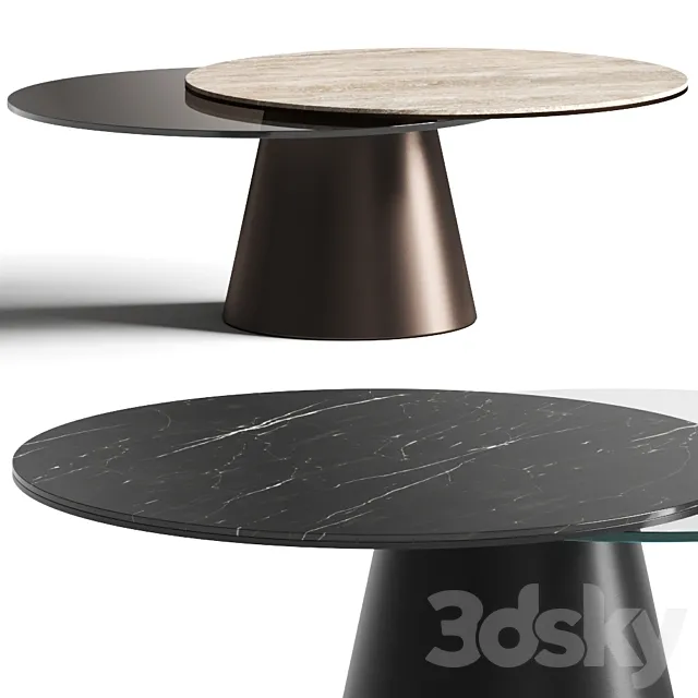 Naos Girotondo Coffee Tables 3D Model