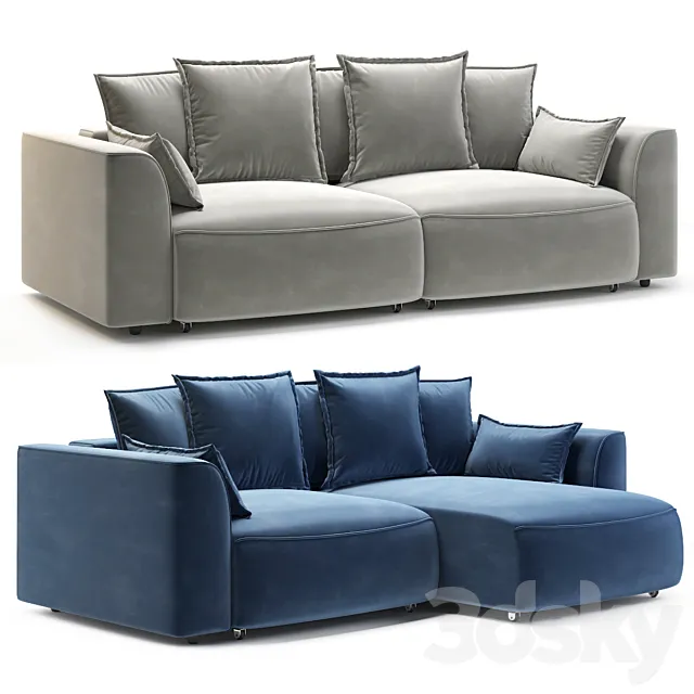 Napa sofa 3D Model