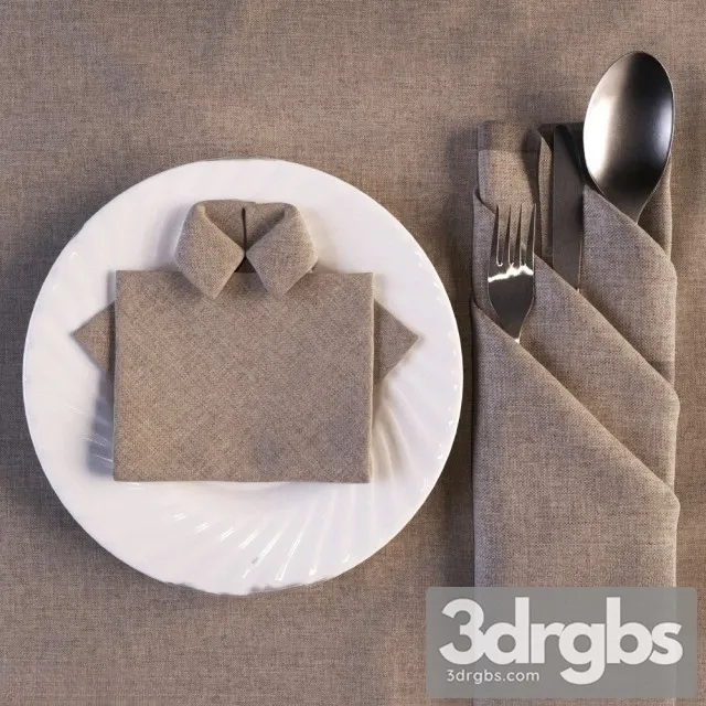 Napkin 3D Model Free