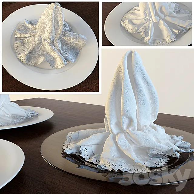 napkins 3DModel