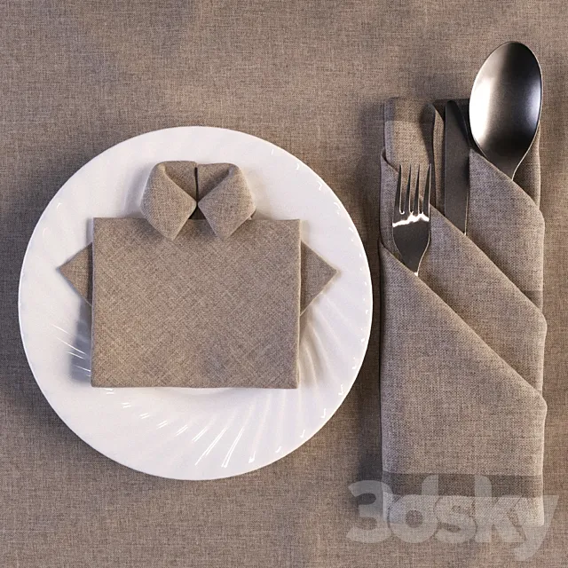 napkins 3DModel