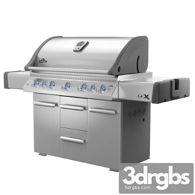 Napoleon lex 730 rsbi gas grill bbq 3D Model Free