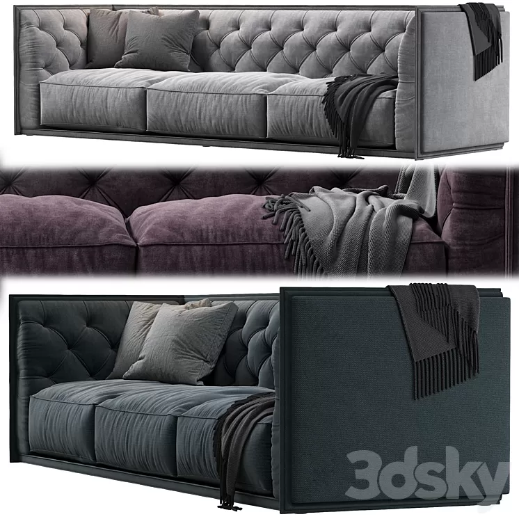Napoleon Sofa 3D Model