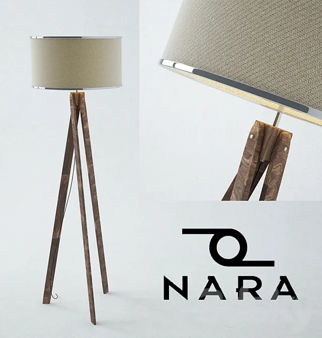 NARA wooden lamp 3D Model