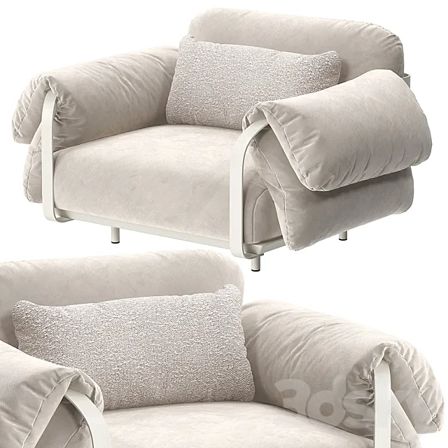 Narciso armchair by Baxter 3D Model