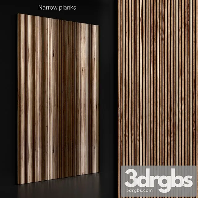 Narrow planks 3D Model Free