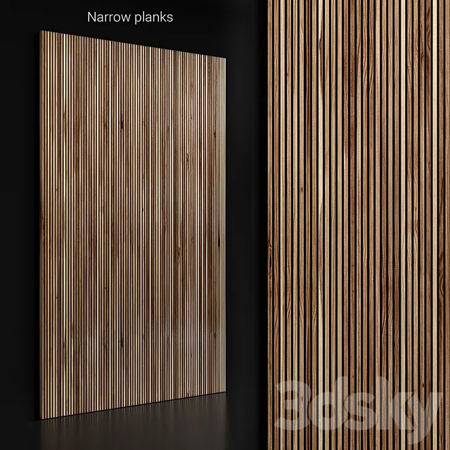 Narrow planks 3DModel