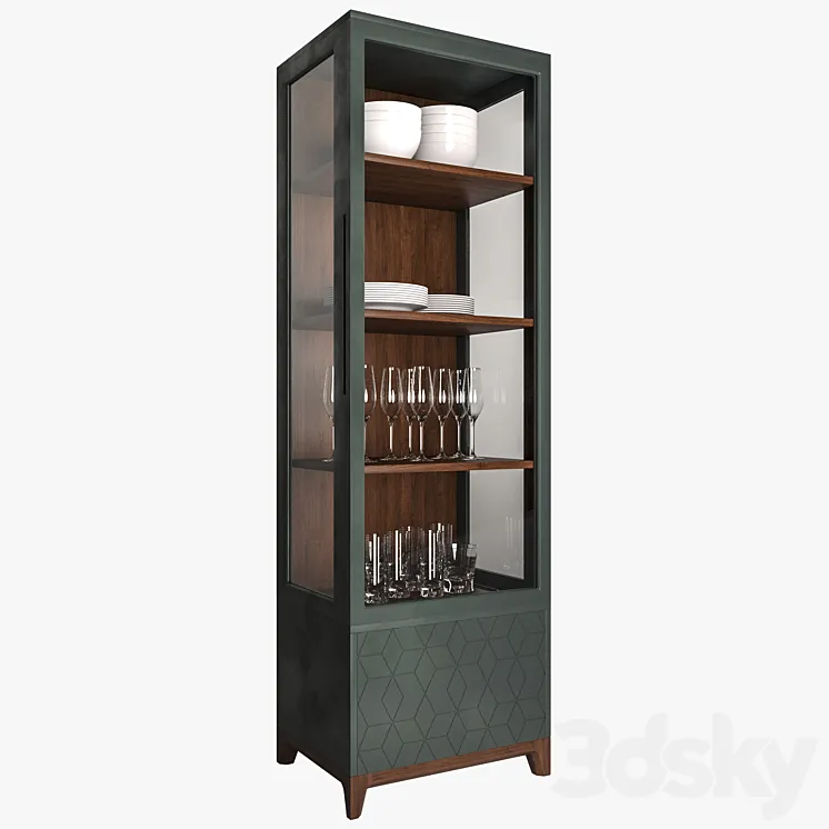 Narrow showcase CS161 3D Model Free