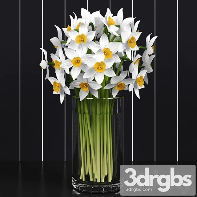 Nartsissy Daffodils 3D Model Free