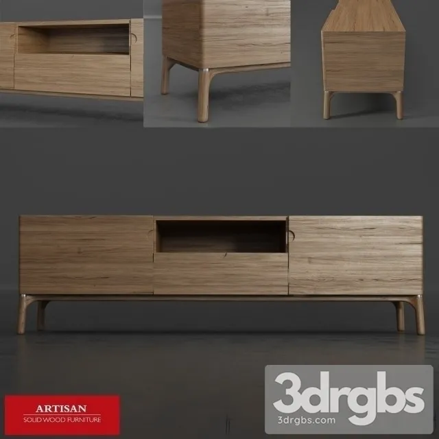 Naru Sideboard 3D Model Free