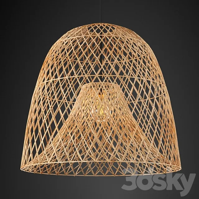 Nassa Basket Pendant Light 3D Model