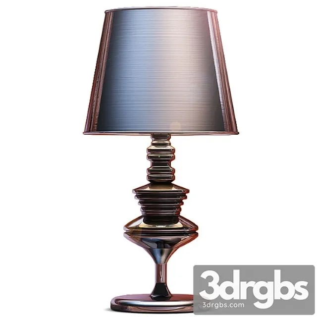 Nastol Naia Lampa Art Dieko Silver 3D Model Free