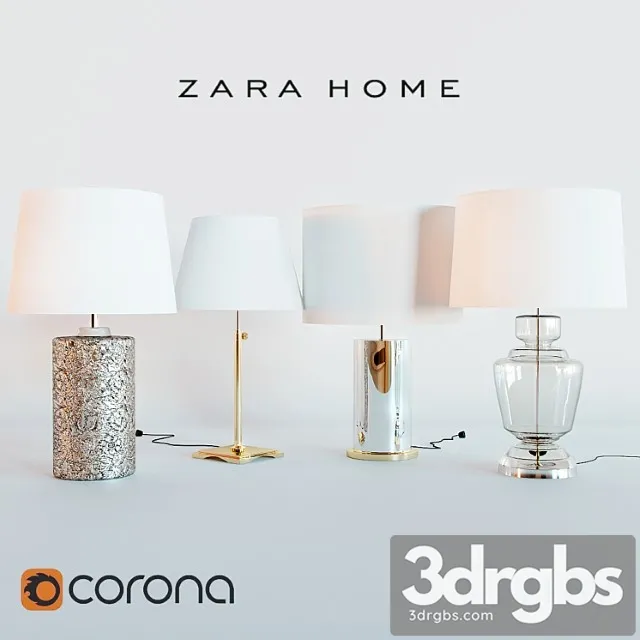 Nastol Nyie Lampy 2 3D Model Free