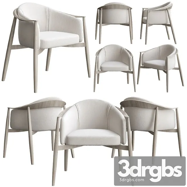 Natevo tekton easy chair 2 3D Model Free