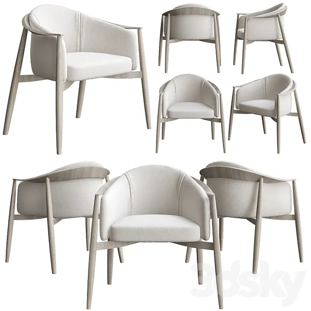 Natevo TEKTON Easy chair 3D Model