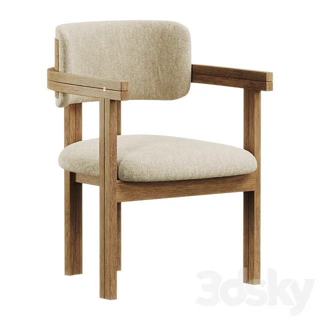 Nathaniel Dining Chair 3D Model