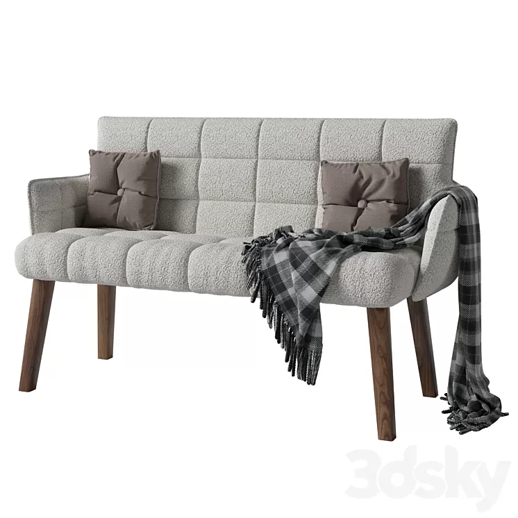 Natisa Jasmine sofa 3D Model Free