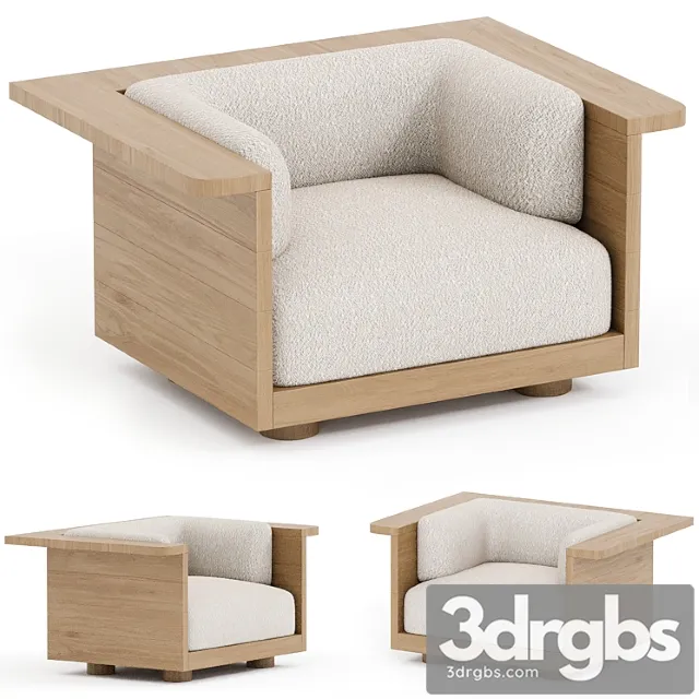 Nativ Armchair By Emmanuelle Simon 1 3D Model Free