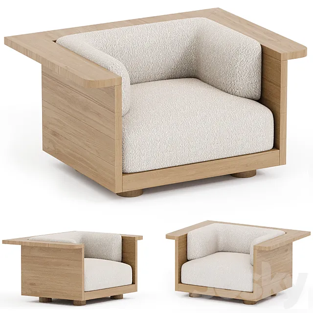 NATIV ARMCHAIR BY EMMANUELLE SIMON 3D Model