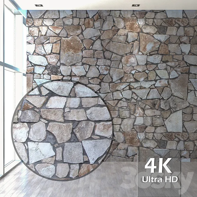 Natural stone 01 3D Model