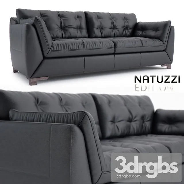 Natuzzi Agostino Sofa 3D Model Free
