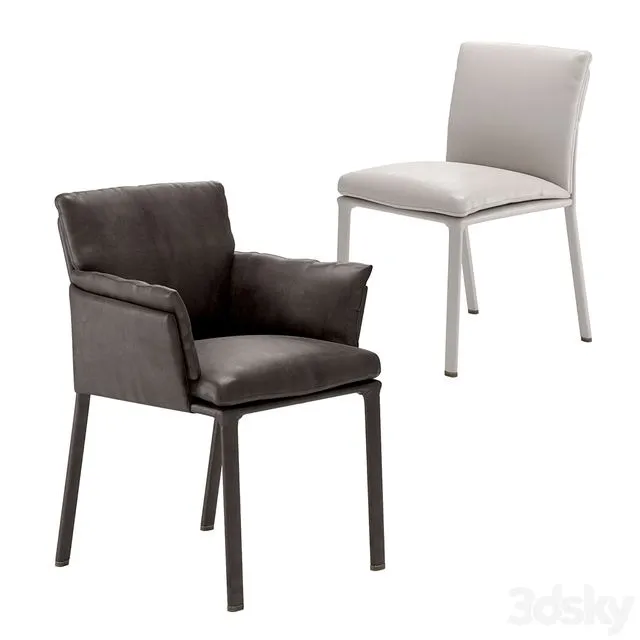 Natuzzi AMBRA chair 3D Model