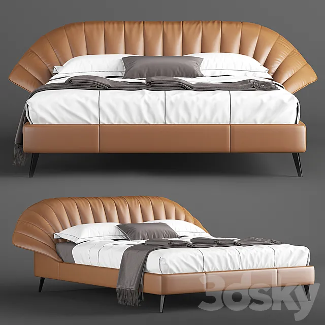 NATUZZI CALA BED 3DModel