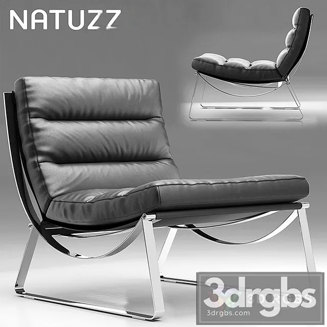 Natuzzi Cammeo Armchair 3D Model Free