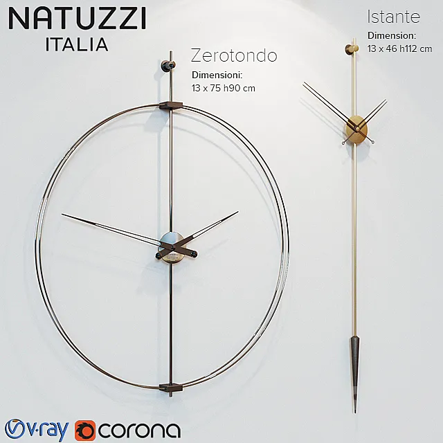 Natuzzi clock 3DModel