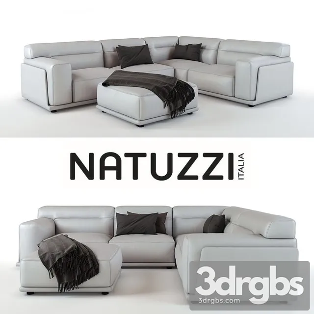 Natuzzi Dorian Sofa 3D Model Free