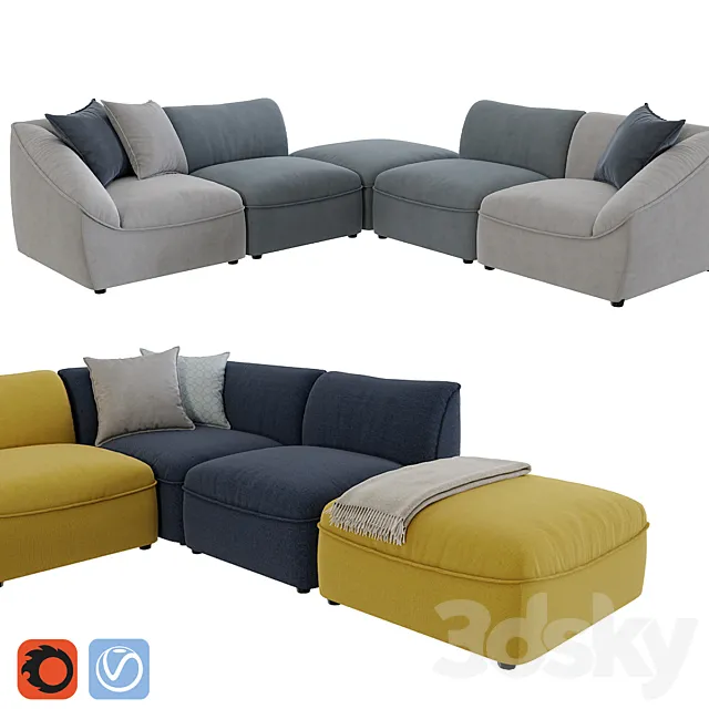 Natuzzi Edition Spasso 3DModel