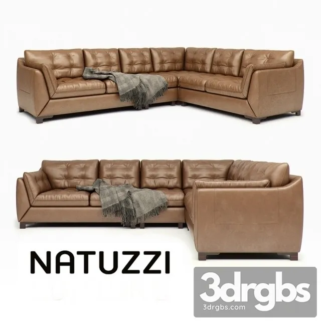 Natuzzi Editions Sofa 3D Model Free