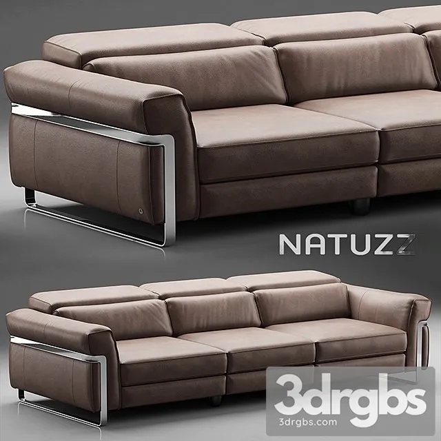 Natuzzi Fidelio Sofa 3D Model Free