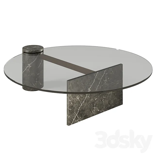 Natuzzi Frost Coffee Tables 3D Model