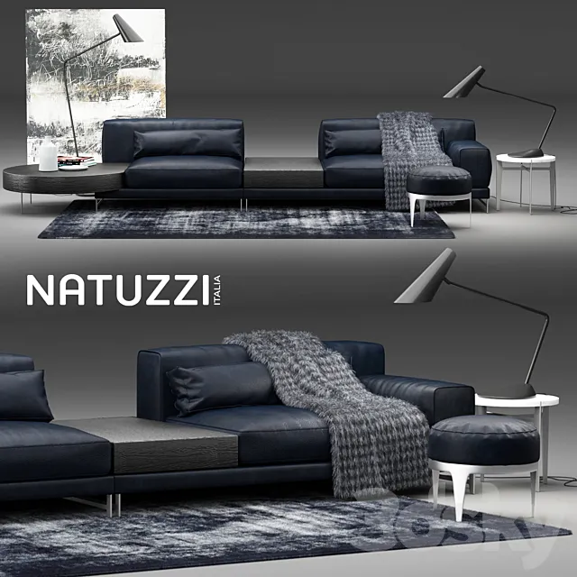 Natuzzi Ido Sofa 3DModel