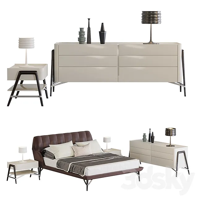 NATUZZI ITALIA SVEVO 3D Model